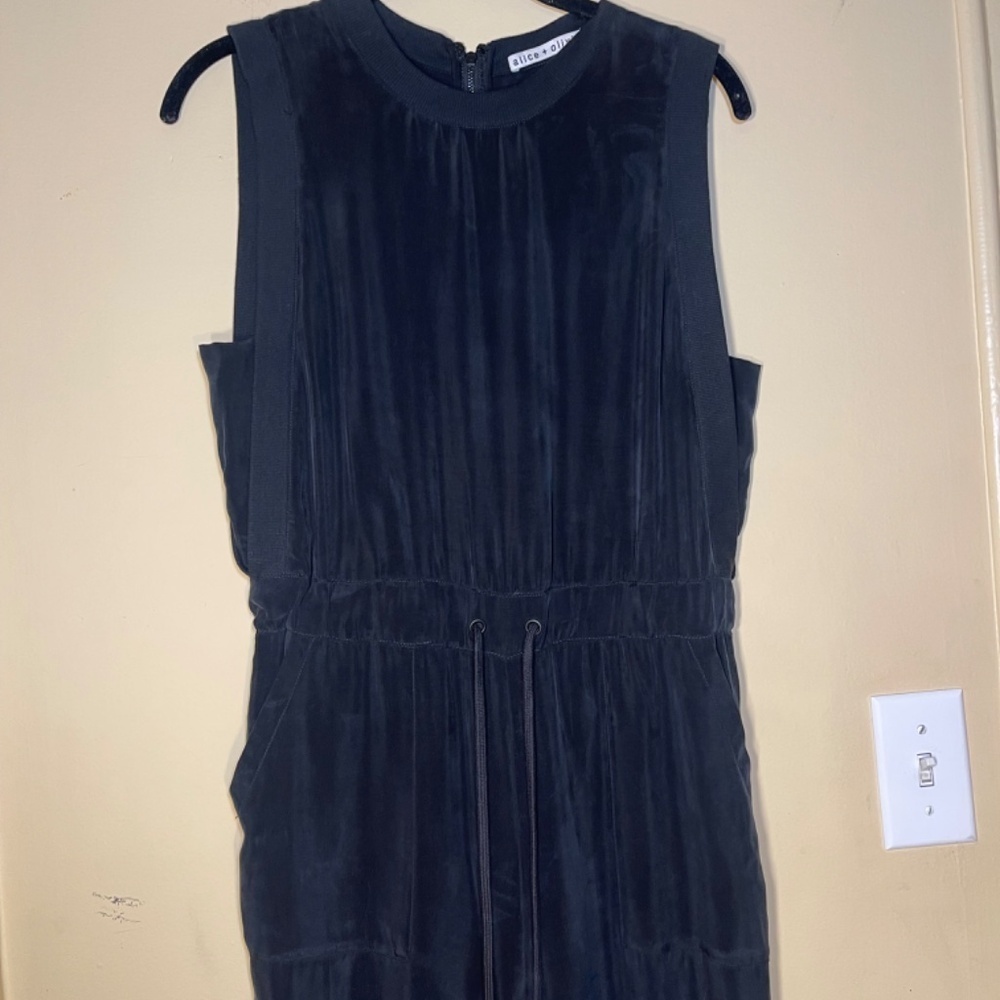 Zila Sleeveless Jumpsuit in Black Alice + Olivia - Picture 5 of 16